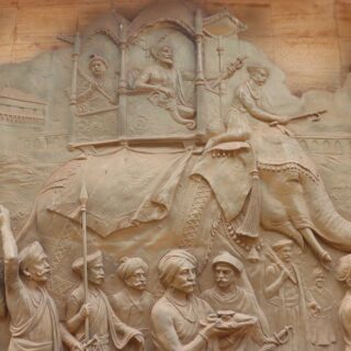 Wall Painting of Chhatrapati Shivaji Maharaj Wallpaper for Wall