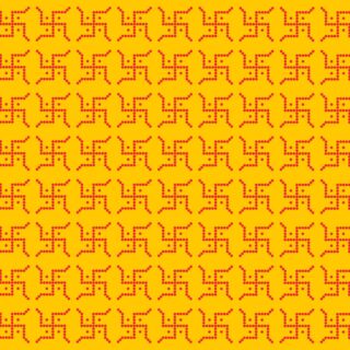 Swastik Wallpaper for Pooja Room, Mandir