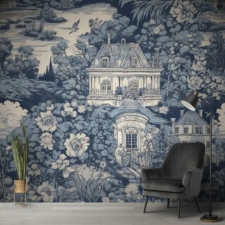 Abstract Artistry Living Room Mural