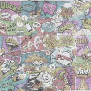 Graffiti Wallpaper for Wall In Pin-Up Style For Children's and Teenagers Room