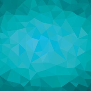 Teal Color Polygonal Shapes Wallpaper for Wall