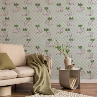 Pichwai Majesty Mural For Living Room Wall