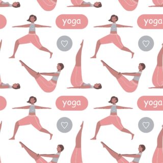 Women Doing Yoga Wallpaper