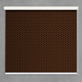 Cocoa Comfort Brown Patterned Roller Blinds