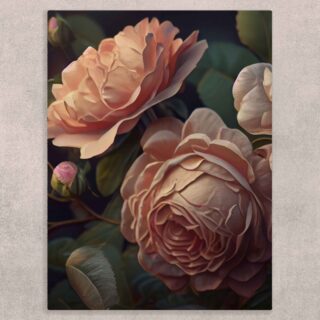 Roseate Dreamscape Canvas painting