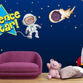 Science Star Inspiring Wallpaper for Girls