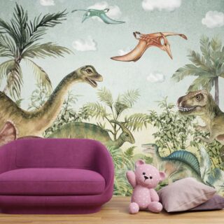 Majestic Dinosaurs Wallpaper for Boys