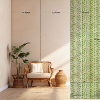 Watercolor Bamboo Haven Wall Tapestry Wallpaper Roll