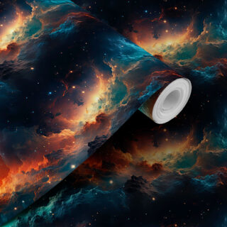 Outer Space With Stars, Universes And Galaxies