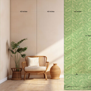 Beautiful Tropical Banana Leaves Pattern Wallpaper Roll for Wall