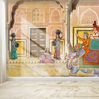 Beautiful Rajasthani Style Scenery Wallpaper for Wall
