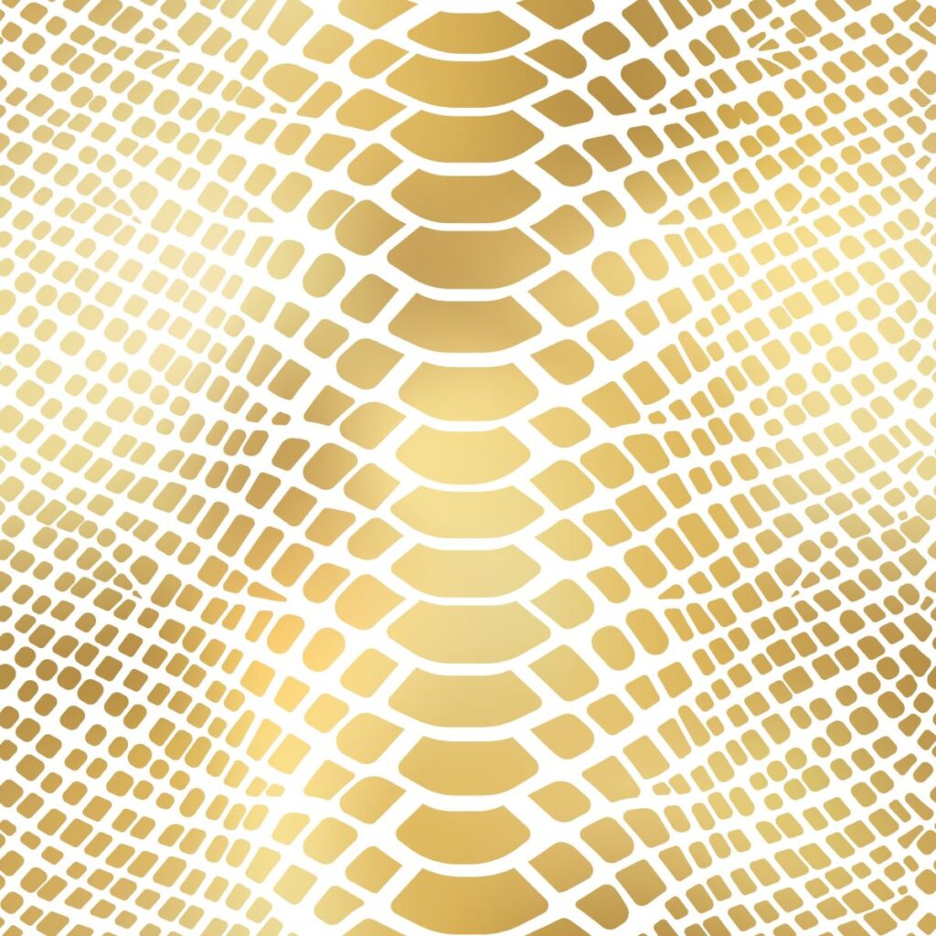 Trendy Luxurious Gold Snake Skin Texture Wallpaper for Wall - Magic Decor