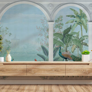 Indian Marvels Mosaic Wallpaper