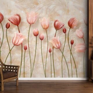 Beautiful 3D Flowers Wallpaper for Home and Office