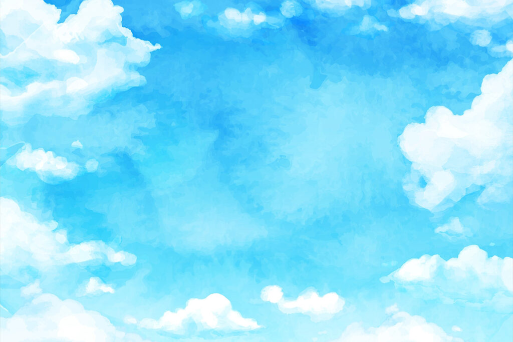 Peaceful Clouds, Wallpaper for Ceiling - Magic Decor