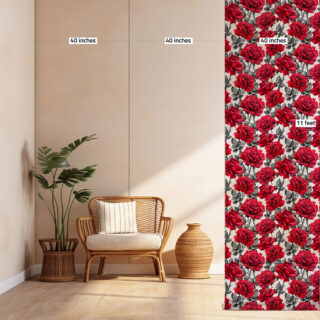 Mesmerizing Red Rose Wallpaper for Wall Size