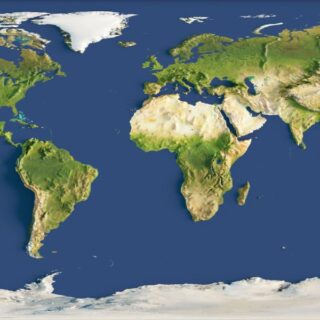 3D World Map Wallpaper for wall