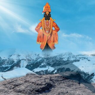 3D Shri Hari Vitthal Wallpaper for Pooja Room