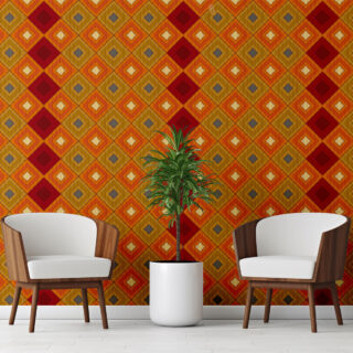 Phulkari, Indian Art Style Wallpaper for Wall