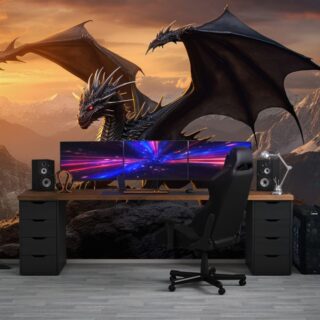 Dragon Lover, Wallpaper for Gamers Room