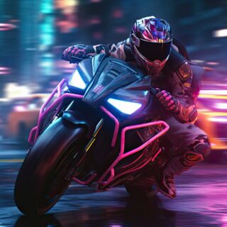 The Bike Rider Wallpaper for Wall