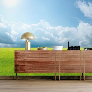 Anandmay, Panoramic Skyline Serenity Wallpaper for Wall