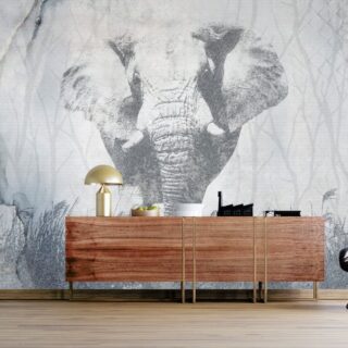Elephant Elegance Wallpaper Mural
