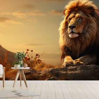 Leo, Lionheart Legacy Mural Wallpaper