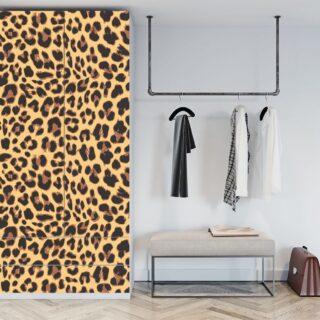 Leopard Skin Print Furniture Wallpaper