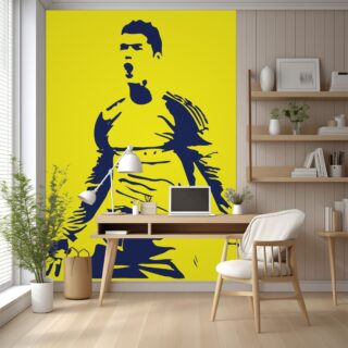 Ronaldo Celebration Style Wallpaper for Wall