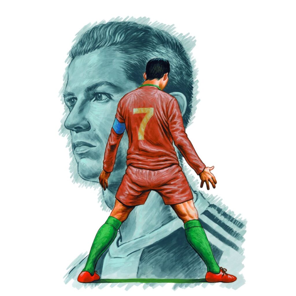 Ronaldo The Legend Wallpaper for Wall - Magic Decor