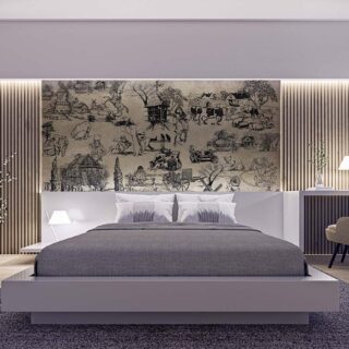 Countryside Magasin Pittoresque Wallpaper, Customized