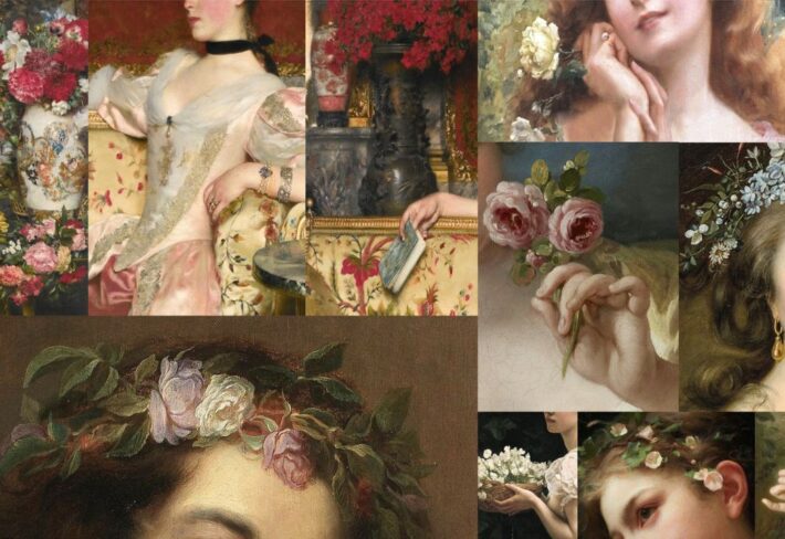 Veronica Art Patchwork Wallpaper Mural, Customized