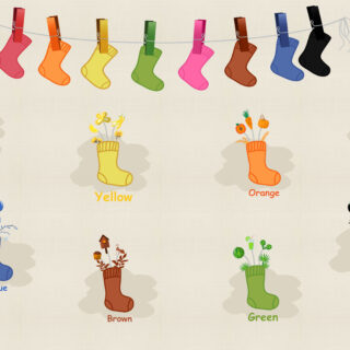 A Wallpaper for Kids to Learn Colours