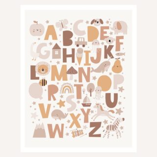 An Alphabets Learning Wallpaper for Kids