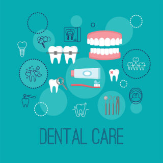 A Wallpaper of Dental Care for Dental Clinic