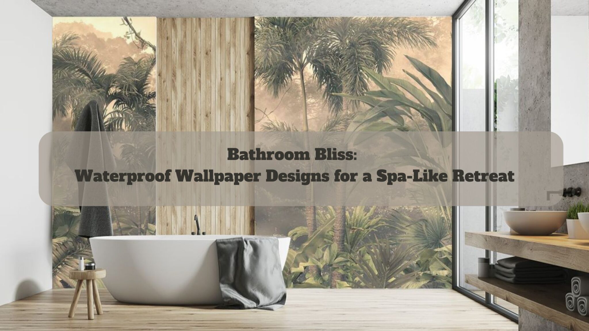 Bathroom Bliss: Waterproof Wallpaper Designs for a Spa-Like Retreat ...