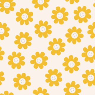 A Wallpaper of Smiling Sunflowers for Wall