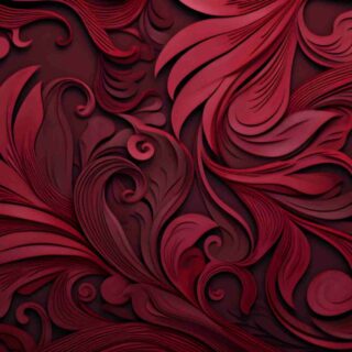 Burgundy Damask Wallpaper Mural
