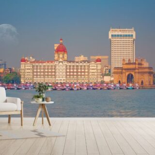 Gateway of India Skyline Wallpaper Mural for Wall
