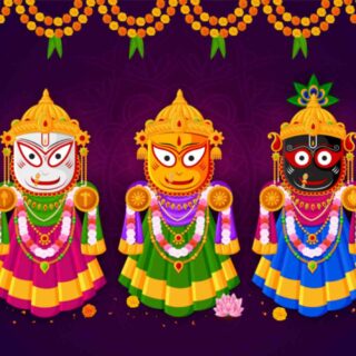 Wallpaper Mural of Shri Jagannath Balabhadra Subhadra Ratha Yatra