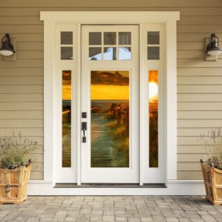 Beach Sunset Wallpaper Mural