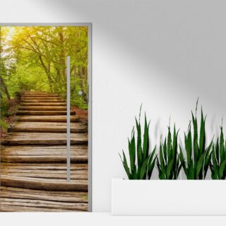 Deep Forest Pathway in the Sunshine Door Mural