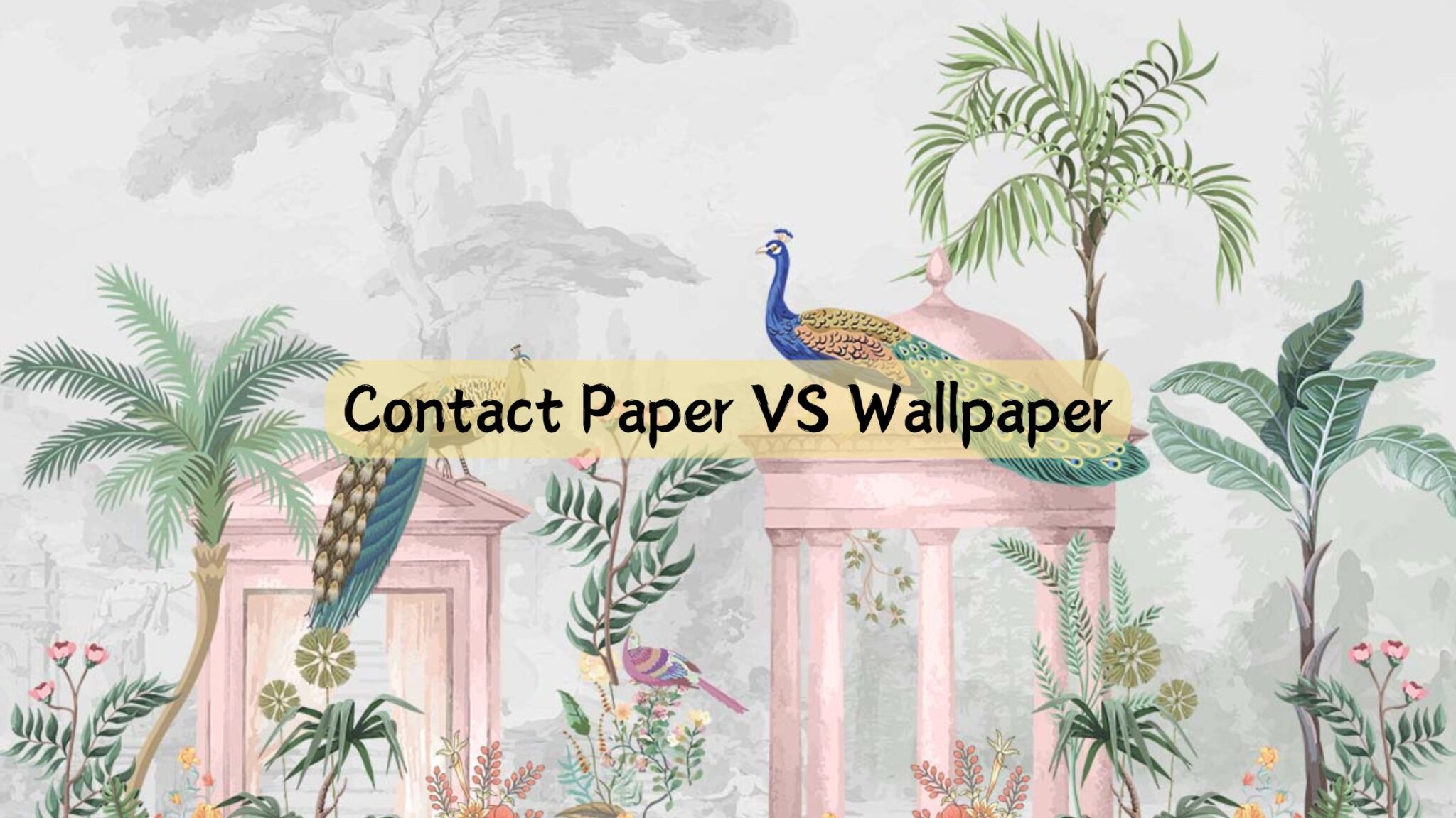 Difference between Contact Paper and Wallpaper Magic Decor