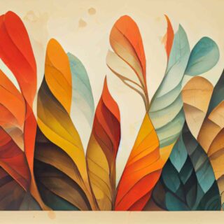 Autumn Breeze Botanical Wallpaper Mural for Wall