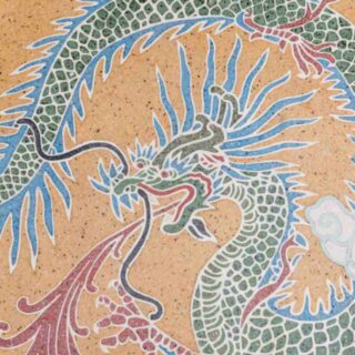 Chinese Vintage Dragon Wallpaper for Wall