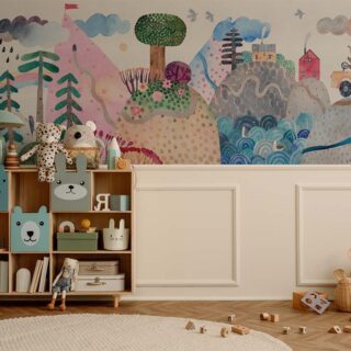 Hill Top Monsoon Wallpaper Mural