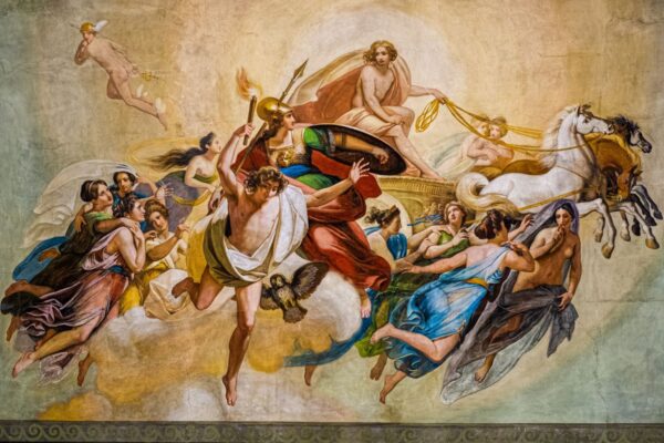 Apollo and Other Gods Artistic Fresco Mural Wallpaper - Magicdecor®
