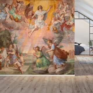 Fresco of Resurrection Wallpaper Mural