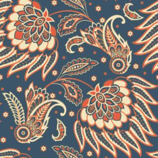 Dreamscape Kalamkari Art Wallpaper